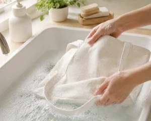 giặt túi vải canvas