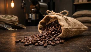 túi vải đay đựng cà phê