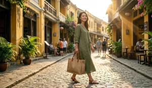 Túi vải đay vintage